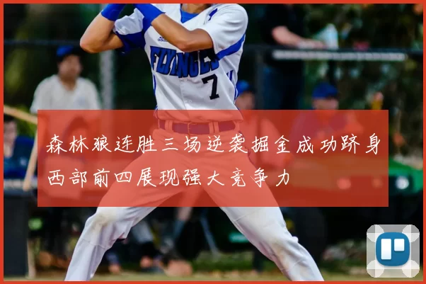 森林狼连胜三场逆袭掘金成功跻身西部前四展现强大竞争力